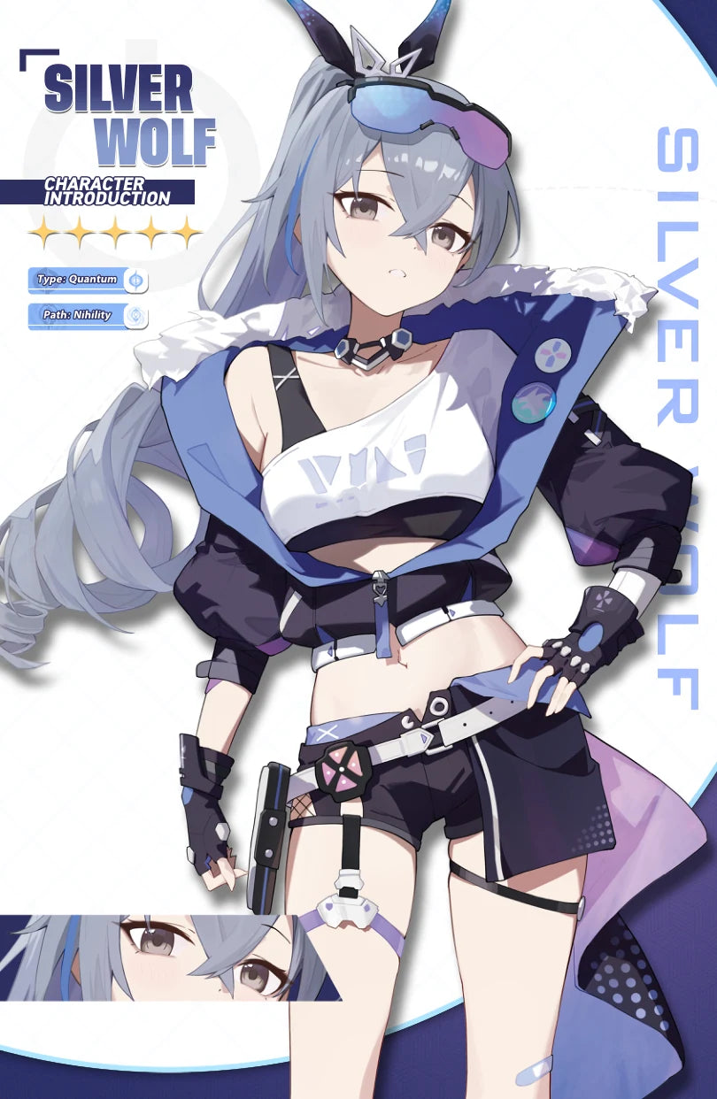 Silver Wolf Print