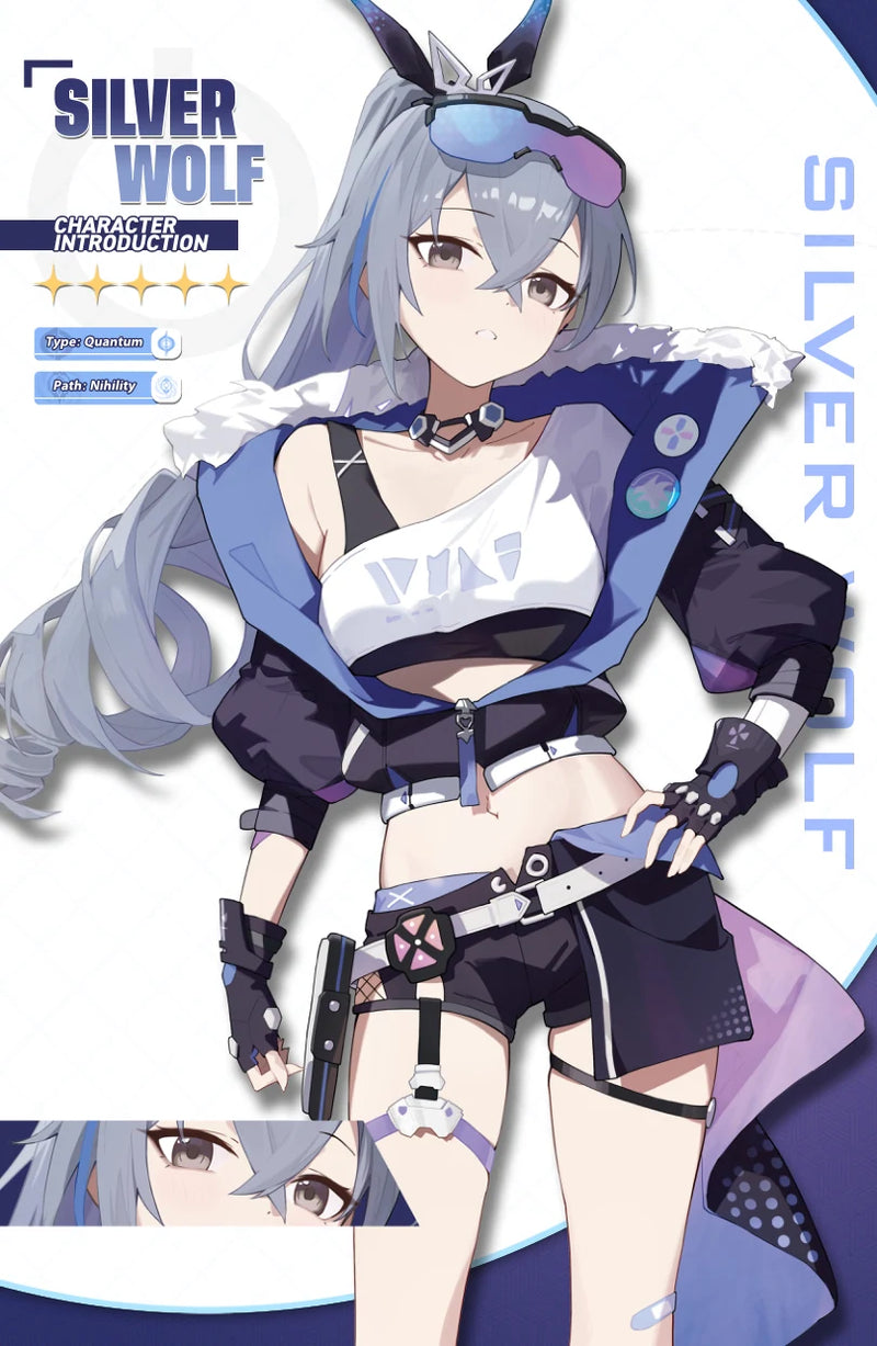 Silver Wolf Print