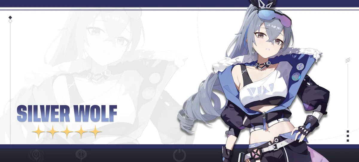 Silver Wolf Deskmat