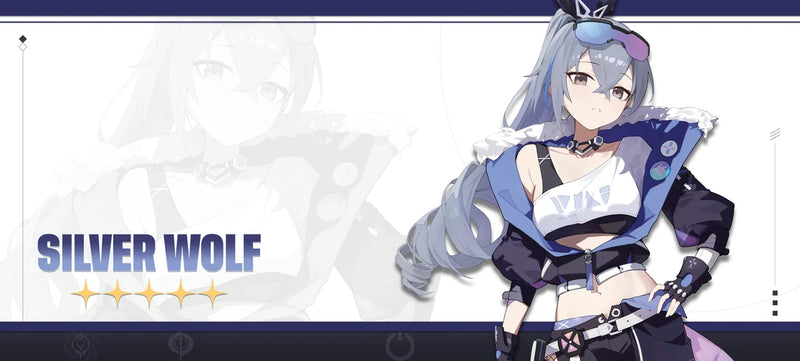 Silver Wolf Deskmat