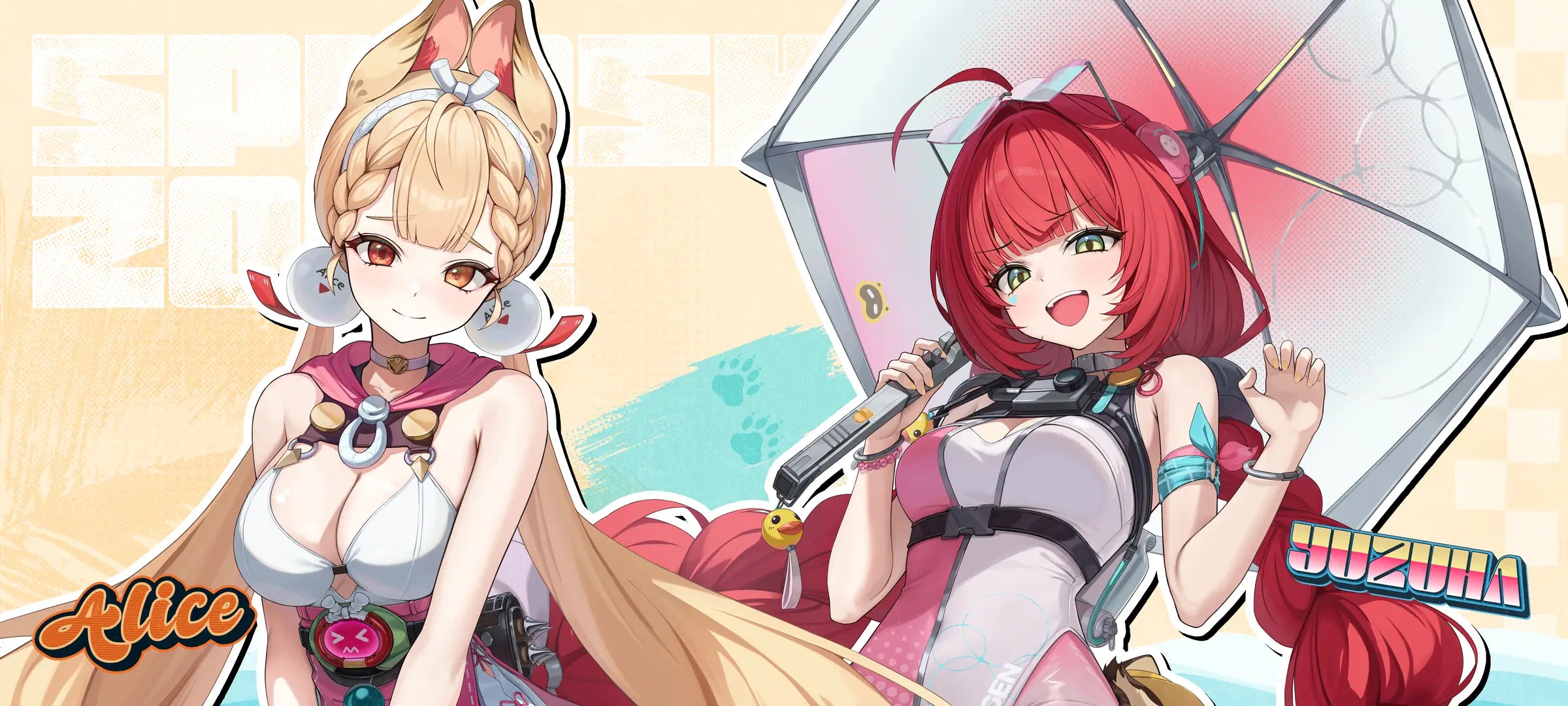 Yuzuha & Alice Deskmat